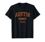 Austin Texas TX Vintage Athletic Sports Design T-Shirt