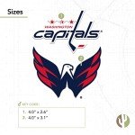 Desert Cactus Washington Capitals Sticker NHL Team National Hockey League Vinyl Decal Laptop Water Bottle Car Scrapbook (4 inch Sticker)