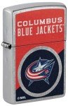 Zippo NHL Columbus Blue Jackets 2024 Street Chrome Pocket Lighter