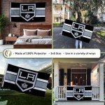 Desert Cactus Los Angeles Kings Flag NHL 100% Polyester Indoor Outdoor 3x5 feet National Hockey League Team Flags LA (Flag A)