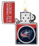 Zippo NHL Columbus Blue Jackets 2024 Street Chrome Pocket Lighter