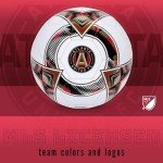 Franklin Sport MLS Atlanta United Soccer Ball - Official Size 5 Soccer Ball - Regulation Size + Weight Soccer Ball for Kids + Adults - Boys + Girls Soccer Ball - Air Pump Included