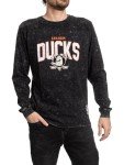 Calhoun NHL Surf & Skate Mens Acid Wash Long Sleeve Cotton Shirt (Anaheim Ducks, Large)