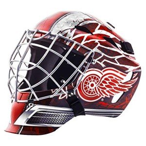 Franklin Sports Detroit Red Wings NHL Hockey Goalie Face Mask - Goalie Mask for Kids Street Hockey - Youth NHL Team Masks for Kids