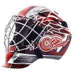 Franklin Sports Detroit Red Wings NHL Hockey Goalie Face Mask - Goalie Mask for Kids Street Hockey - Youth NHL Team Masks for Kids