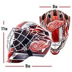 Franklin Sports Detroit Red Wings NHL Hockey Goalie Face Mask - Goalie Mask for Kids Street Hockey - Youth NHL Team Masks for Kids