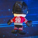 Bleacher Creatures Chicago Blackhawks Connor Bedard 8" NHL Kuricha Sitting Plush - Soft Chibi Inspired NHL Superstar