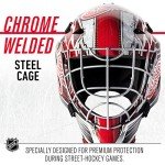 Franklin Sports Detroit Red Wings NHL Hockey Goalie Face Mask - Goalie Mask for Kids Street Hockey - Youth NHL Team Masks for Kids