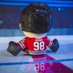 Bleacher Creatures Chicago Blackhawks Connor Bedard 8" NHL Kuricha Sitting Plush - Soft Chibi Inspired NHL Superstar