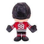 Bleacher Creatures Chicago Blackhawks Connor Bedard 8" NHL Kuricha Sitting Plush - Soft Chibi Inspired NHL Superstar