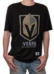 NHL Mens Performance Rashguard Wicking Shirt (Vegas Golden Knights, Large)