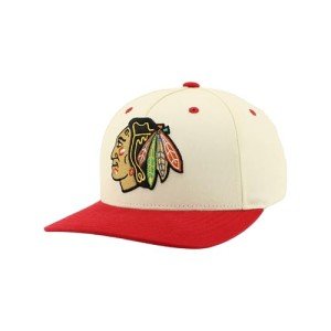 ZHATS Standard NHL Officially Licensed Adjustable Snapback Hat Marquee Ivory, One Size