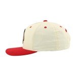 ZHATS Standard NHL Officially Licensed Adjustable Snapback Hat Marquee Ivory, One Size