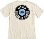 Blue 84 Standard NHL Officially Licensed T-Shirt Ringspun Front/Back Ivory Puck