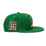 D-5 Mighty Ducks Adjustable Snapback Hat for Men Women #96 Conway #99 Banks Unisex Hip Hop Baseball Cap (#96 Green)