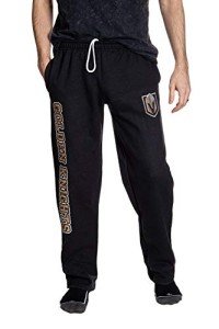 NHL Men's Premium Fleece Official Team Sweatpants (Vegas Golden Knights, Large)