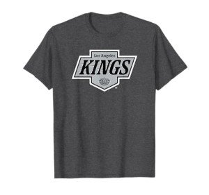 Los Angeles Kings Icon Dark Heather Officially Licensed T-Shirt