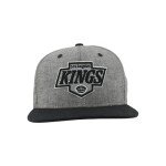 ZHATS Standard NHL Officially Licensed Adjustable Snapback Hat Chambray Heather Black, One Size