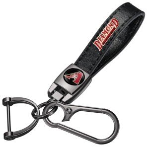 DNGNKNG Diamondbacks Leather Car Keychain Keyring for Diamondbacks Baseball Fans,Arizona Diamondbacks Car Key Fob Holder Keychain Lanyard,Souvenir/Gifts for Baseball Fans
