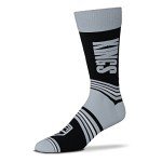 For Bare Feet NHL Los Angeles Kings Argyle Line Up Dress Sock Team Color OSFM