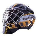 Franklin Sports Pittsburgh Penguins NHL Hockey Goalie Face Mask - Goalie Mask for Kids Street Hockey - Youth NHL Team Masks for Kids