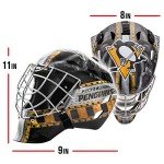 Franklin Sports Pittsburgh Penguins NHL Hockey Goalie Face Mask - Goalie Mask for Kids Street Hockey - Youth NHL Team Masks for Kids