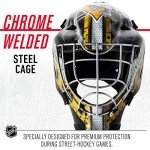 Franklin Sports Pittsburgh Penguins NHL Hockey Goalie Face Mask - Goalie Mask for Kids Street Hockey - Youth NHL Team Masks for Kids