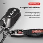 DNGNKNG Diamondbacks Leather Car Keychain Keyring for Diamondbacks Baseball Fans,Arizona Diamondbacks Car Key Fob Holder Keychain Lanyard,Souvenir/Gifts for Baseball Fans