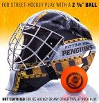 Franklin Sports Pittsburgh Penguins NHL Hockey Goalie Face Mask - Goalie Mask for Kids Street Hockey - Youth NHL Team Masks for Kids
