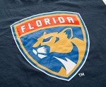 Calhoun NHL Surf & Skate Mens Shoulder Stripe Varsity Inset Sleeve Retro Style T-Shirt – The Coastal Collection (Florida Panthers, X-Large)