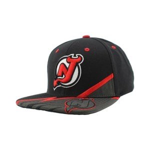 ZHATS Standard NHL Officially Licensed Adjustable Snapback Hat Flat Bill Z11 Bolt, Black, One Size