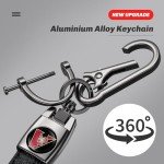 DNGNKNG Diamondbacks Leather Car Keychain Keyring for Diamondbacks Baseball Fans,Arizona Diamondbacks Car Key Fob Holder Keychain Lanyard,Souvenir/Gifts for Baseball Fans