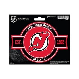 Rico Industries NHL Hockey New Jersey Devils Standard Badge Magnet - for Car, Fridge
