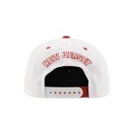 ZHATS Standard NHL Officially Licensed Adjustable Snapback Hat Flat Bill Z11 Pop White, One Size