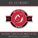 Rico Industries NHL Hockey New Jersey Devils Standard Badge Magnet - for Car, Fridge