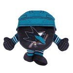Bleacher Creatures San Jose Sharks 8" NHL Kuricha Hockey Puck Sitting Plush - Soft Chibi Inspired Plush