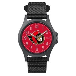 Timex Men's NHL Pride 40mm Watch – Ottawa Senators with Black FastWrap Strap