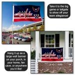 WinCraft Washington Capitals Logo Insignia 3x5 Feet Banner Flag