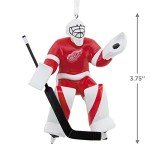 Hallmark NHL Detroit Red Wings Goalie Christmas Ornament