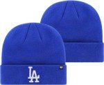 47 MLB Unisex-Adult Primary Logo Cuffed Knit Primary Logo Team Color Beanie Hat Cold Weather Hat, One Size (US, Alpha, One Size, Los Angeles Dodgers Blue)