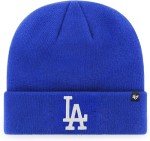 47 MLB Unisex-Adult Primary Logo Cuffed Knit Primary Logo Team Color Beanie Hat Cold Weather Hat, One Size (US, Alpha, One Size, Los Angeles Dodgers Blue)
