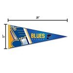 Rico Industries NHL Hockey St. Louis Blues Primary 12" x 30" Felt Wall Décor Pennant - Great for Home/Bed Room/Man Cave Décor
