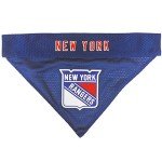 NHL NEW YORK RANGERS BANDANA for DOGS & CATS, Large/X-Large. - Cute & Stylish Bandana! The Perfect HOCKEY FAN Scarf Bandana, great for Birthdays or any Party!