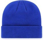 47 MLB Unisex-Adult Primary Logo Cuffed Knit Primary Logo Team Color Beanie Hat Cold Weather Hat, One Size (US, Alpha, One Size, Los Angeles Dodgers Blue)