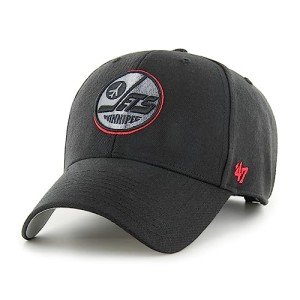 Men's Winnipeg Jets Vintage Wainwright MVP Adjustable Hat - One Size Black