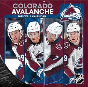 TURNER SPORTS Colorado Avalanche 2025 12x12 Team Wall Calendar (25998011937)