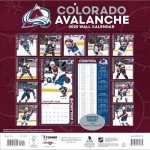 TURNER SPORTS Colorado Avalanche 2025 12x12 Team Wall Calendar (25998011937)
