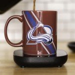 Uncanny Brands Colorado Avalanche Logo Mug Warmer with Mug – Keeps Your Favorite Beverage Warm - Auto Shut On/Off