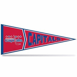 Rico Industries NHL Hockey Washington Capitals Retro 12" x 30" Felt Wall Décor Pennant - Great for Home/Bed Room/Man Cave Décor
