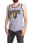 Calhoun NHL Surf & Skate Mens Gradient Print Contrast Trim Tank Top (Vegas Golden Knights, Large)